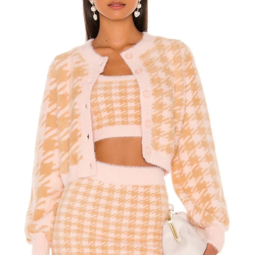 For Love & Lemons Cher Knitted Skirt in XS